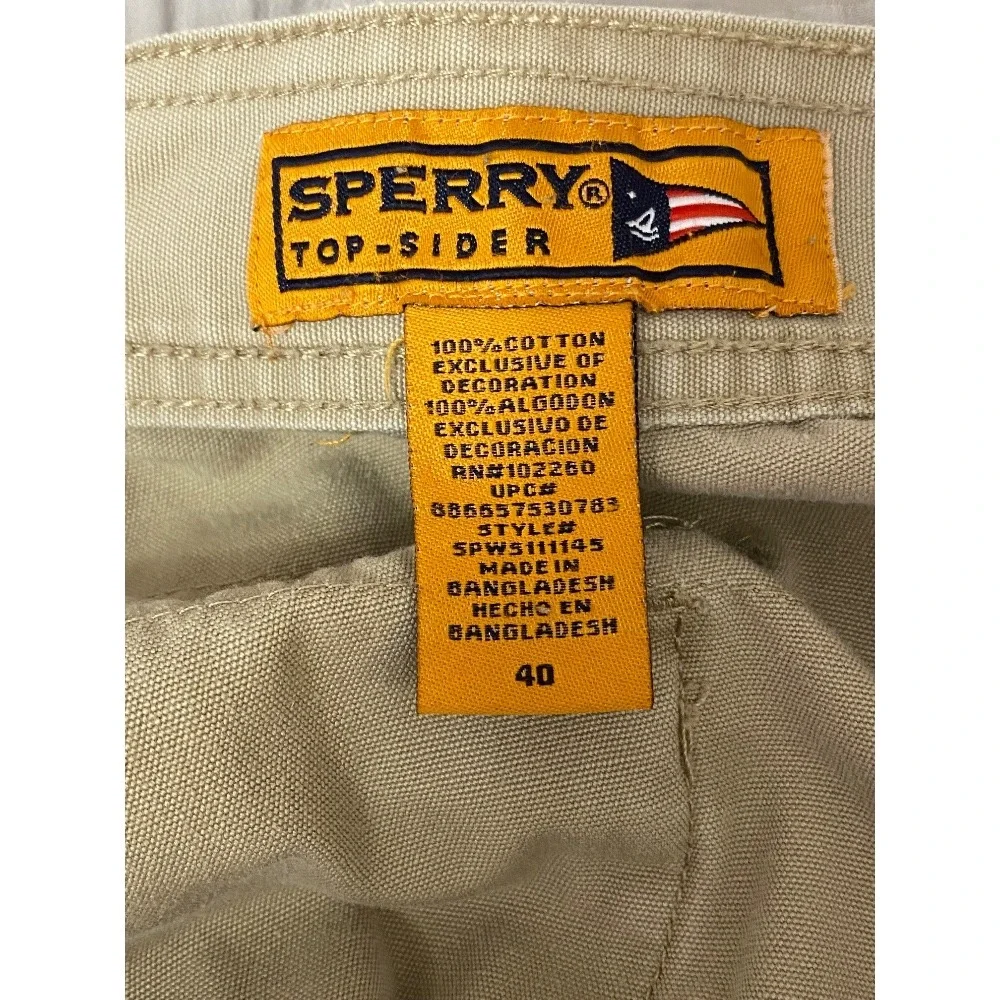 Sperry Top-Sider Cargo Shorts Men's‎ Casual Outdoor Khaki Size 40
